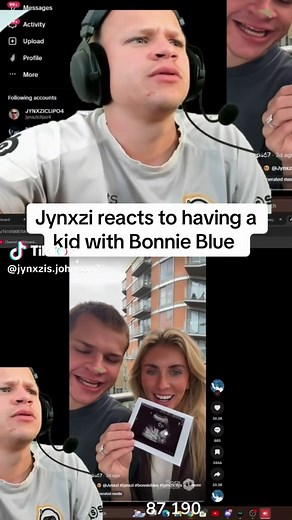 Jynxzi's Reaction to Having a Kid with Bonnie Blue