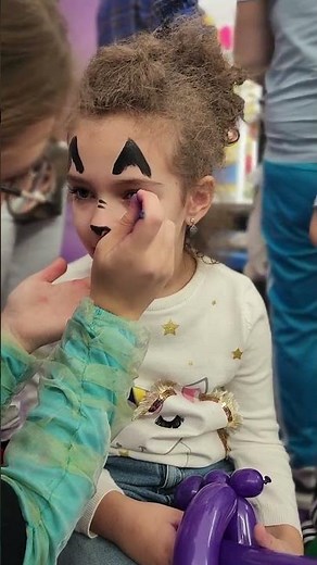 Simple Face Painting Cat Girl - Amy's Magic World