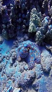 Octopuses change color primarily for camouflage to hide from predators and ambush prey, but also for communication, like warning predators or signaling a mate. 🐙🩵 #diving #ocean #underwaterphotography #hawaii #viral #octopus #freediving #vacation #nature #beach #viralvideo #viralreel #oahu | Hawaii Aquaman