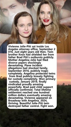The Quiet Money Battle Vivienne Jolie-Pitt Faced After Brad's Divorce—She Won 100 Million