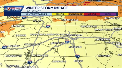 13K views · 74 reactions | WATCH LIVE: Major winter storm set to impact the Carolinas this weekend. Get the latest forecast update here. | WXII 12 NEWS | Facebook