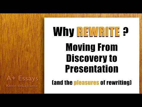 Why Rewriting is Important (and why students don't think so)