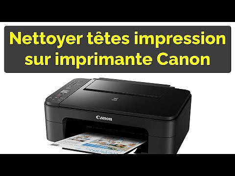 Comment faire un nettoyage de tête d’impression Canon