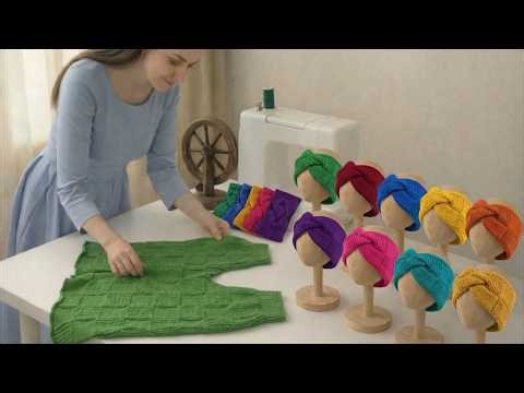 Only One Sleeve! Easy DIY Headband in Minutes؟