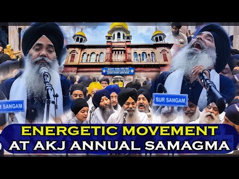 🔥Energetic Moment Bhai Manpreet Singh Kanpuri AKJ Annual Samagma G.Sis Ganj Sahib Feel The Energy🔥