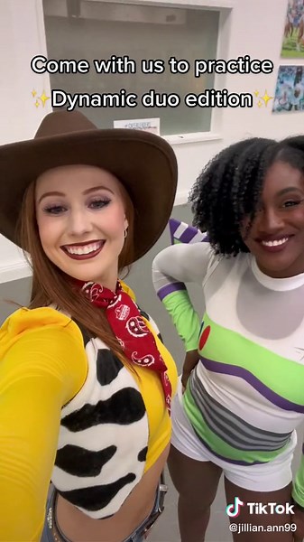 Disney Themed Cheer Practice