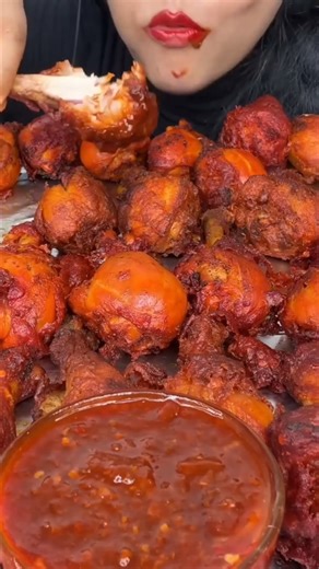 Super Spicy Fried Chicken Asmr Sound