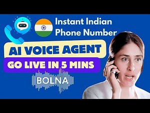 Setup AI Voice Agent with India Phone Number - Ready in Just 5 Minutes! - ₹5/min All Inc. with Bolna