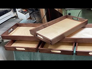 How to make serving trays