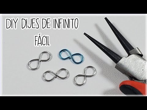 Cómo hacer dijes de infinito para pulseras ∞👌 | Pulseras de moda ✔️