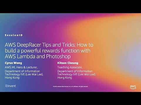 DeepRacer Expert Bootcamp: How to build a powerful rewards function with AWS Lambda and Photoshop