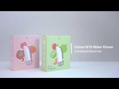 How to use Oclean W10 Oral Irrigator to Floss