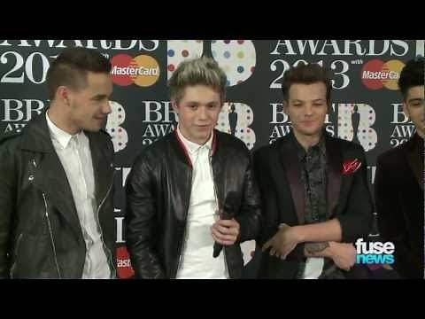 One Direction Backstage @ BRIT Awards 2013