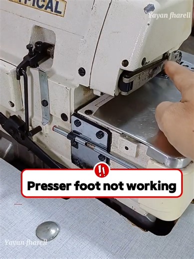 Fixing a Non-Working Presser Foot in Sewing