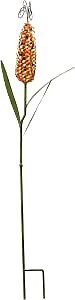 Metal Corn Garden Stake Yard Art Fall Decor, 40" H Decorative Corns Outdoor Stakes Lawn Ornaments for Autumn Harvest Thanksgiving Halloween Patio Porch Walkway Decorations