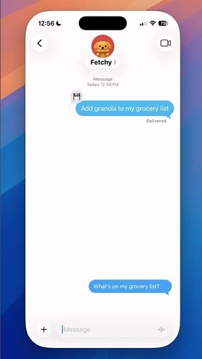 Manage your lists with Fetchy right from iMessage