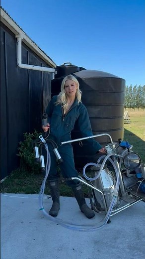 SHE RUNS THE DAIRY FARM! 👩‍🌾🐄🔥