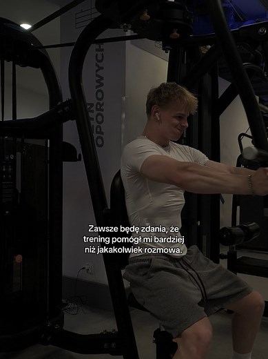 Trening pomógł mi bardziej niż jakakolwiek rozmowa