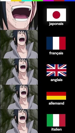 NARUTO - Sasuke parle plusieurs langues