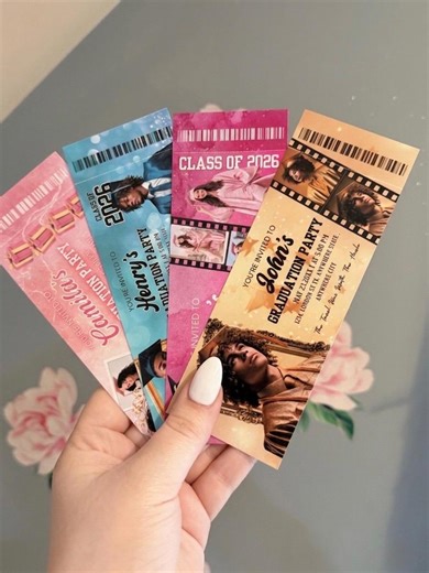 Graduation Ticket Invitations - Etsy