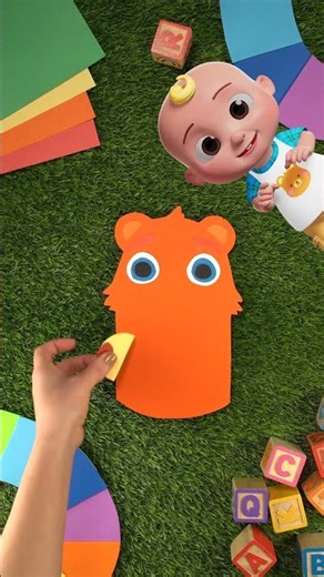 Easy CoComelon Crafts! DIY Boba Bear! #shorts #cocomelon
