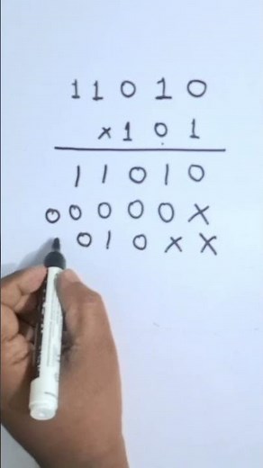 Multiplication of binary numbers