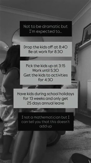 Make work and school schedule for working parents