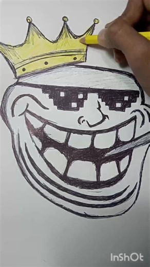 #troll king #😈#drawing shorts #👍#
