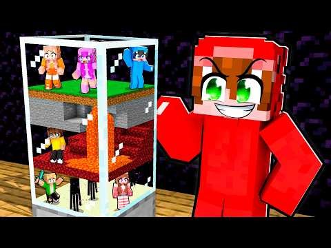 I Trapped My Friends in a TINY Minecraft World!