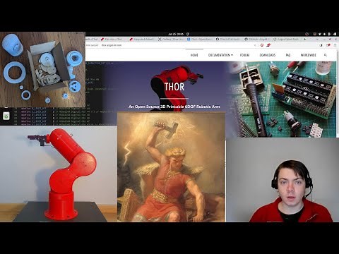 Thor 6DOF Open Source Robotic Arm