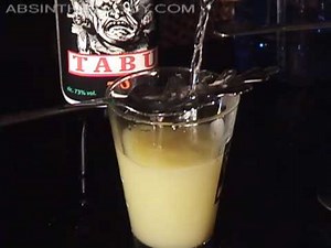 How to Pour Absinthe in the Czech style using fire