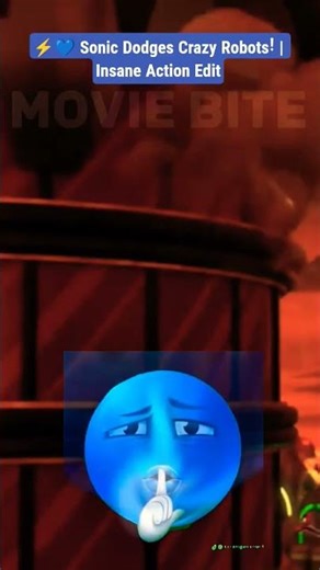 ⚡💙 Sonic Dodges Crazy Robots! | Insane Action Edit#Sonic #SonicPrime #SonicEdit #shorts