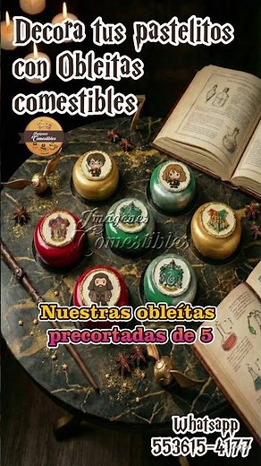 Decora 18 postres en 1 minuto. #imágenescomestibles