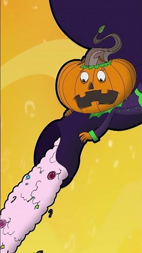 Pumpkin Patty and her Halloween candy save the day! #Cyberchase #shorts
