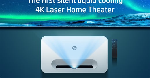 HP BP5000: World-1st Silent 4K Laser Projection TV by Gebecke - Indiegogo