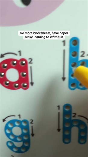 Magnetic Letter Tracing Board for Fun Learning