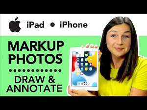 iPad & iPhone: How to Draw, Annotate or Markup a Photo, Screenshot, Image, or .PDF.