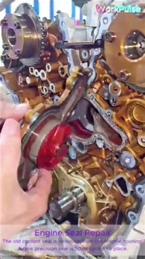 Engine Seal Replace #shorts