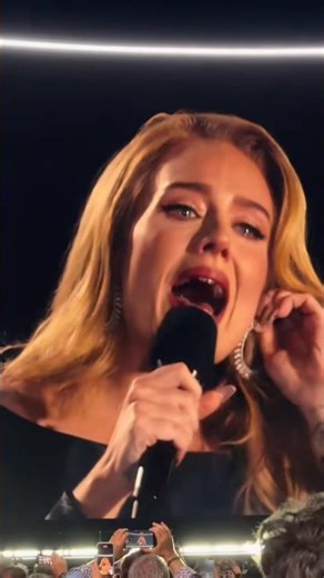 Adele Was Crying While Singing This Song #adele #adelemusic #someonelikeyou #shorts #adelehello