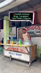 352K views · 4K reactions | Panhinga muna sa Lume Arnold’s special Lugaw Pares at Mami Imelda Avenue Brgy. Langgam, SanPedro, Laguna | Boss Edlyn | Facebook