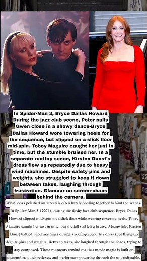 In Spider Man 3, Bryce Dallas Howard During In Club. Peter Pulls Gwen Close In A Showy Dance Bryce