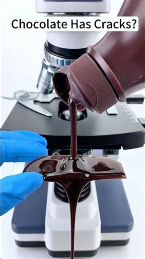 Chocolate under the microscope..