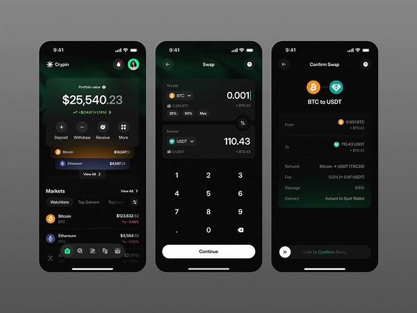 Crypin - Crypto Wallet App