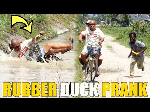RUBBER DUCK PRANK | Nahulog tuloy sa tubig