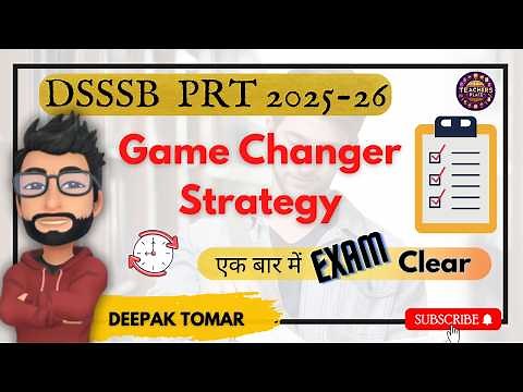 The Ultimate Guide to DSSSB PRT 2026 Exam Preparation - Tips & Tricks!