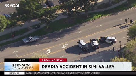 Pedestrian killed in Simi Valley crash