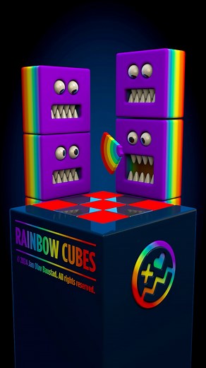 124K views · 502 reactions | Rainbow Cubes  The rainbow cube...