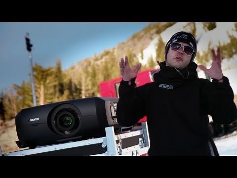 The making of Red Bull Off the Planet - Interactive Projection Art on snow