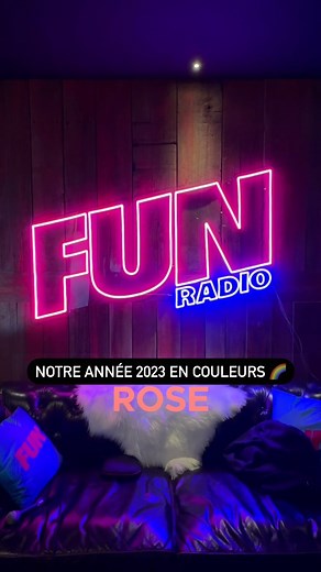 2023 était riche en ✨ couleurs ✨ Merci pour cette année 🩷 | Fun Radio