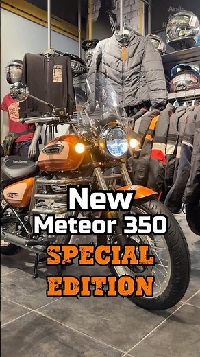 New Meteor 350 Sundowner Orange Color price features review #meteor350 #royalenfield